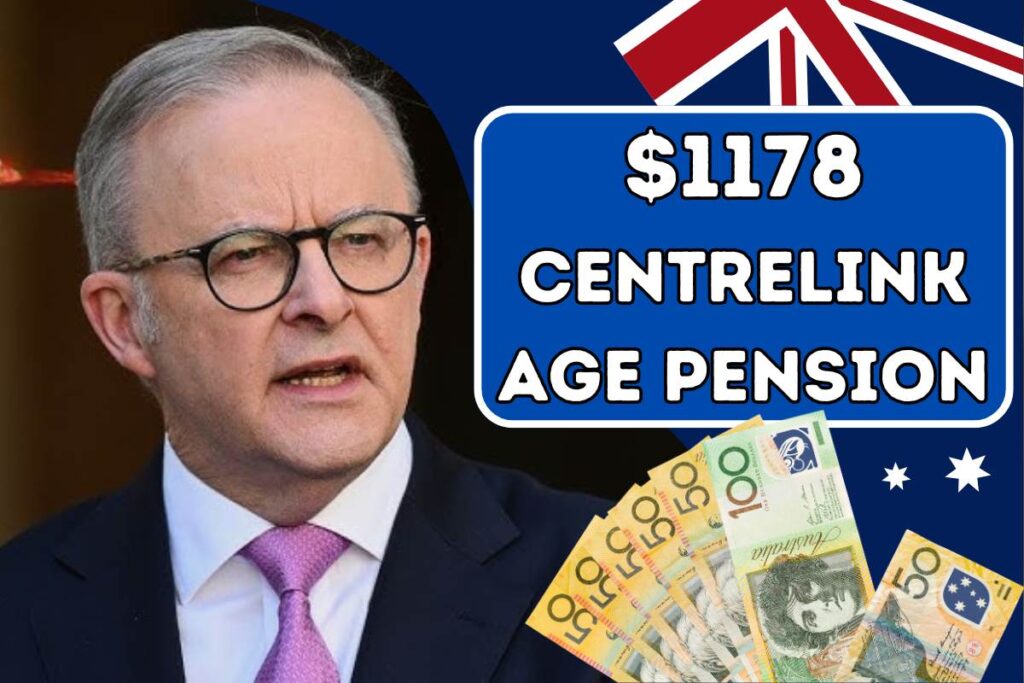 $1178 Centrelink Age Pension November 2025
