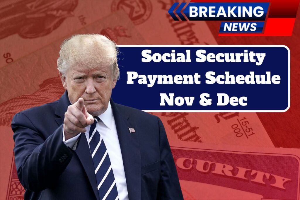 Social Security Payment Schedule November & December 2025 - For SSI, SSDI & Low Income